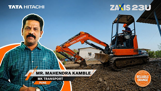 Tata Hitachi Zaxis 23u Mini Excavators Testimonial Video by Mr Amlan