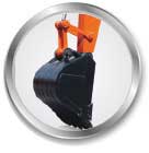 EX 210LC Prime - Wide range of bucket options