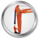 Sturdier Bucket Cylinder With Metallic Cap | Tata Hitachi