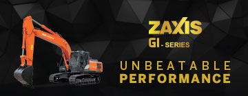 Zaxis GI Series Hydraulic Excavators for Sale - Tata Hitachi