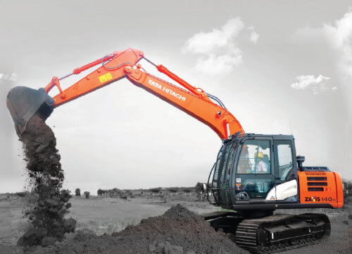 Construction Excavators - Zaxis 140H GI Series | Tata Hitachi