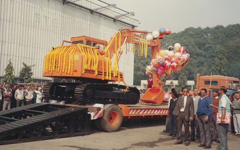 EX100 Excavator Launched in 1992 | Tata Hitachi