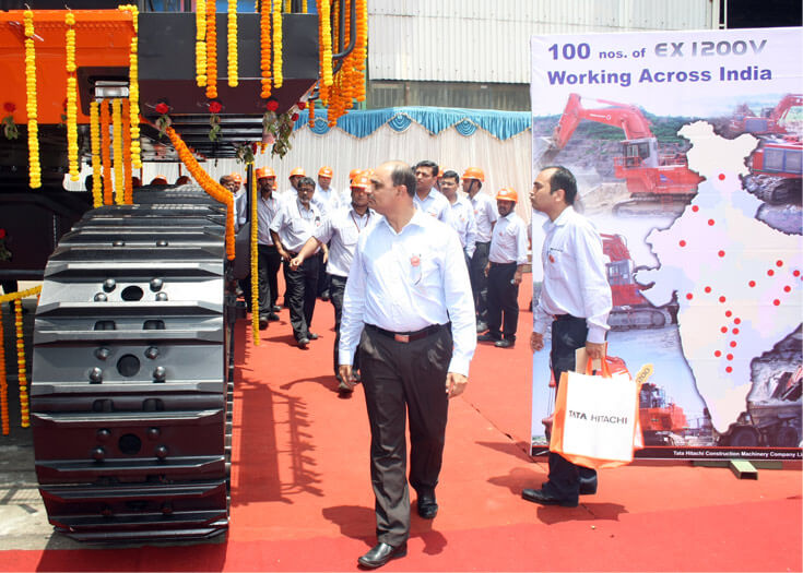 100th Excavator EX 1200 V to UltraTech Cements
