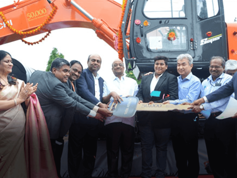 50,000th Machine at Tata Hitachi's Dharwad Plant