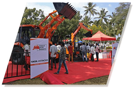 Tata Hitachi at Krishi Mela