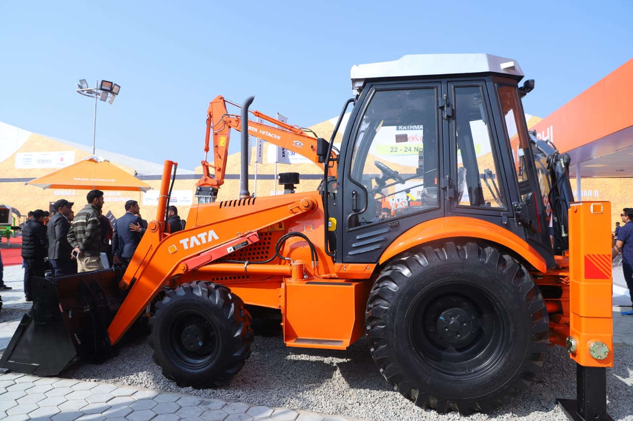 Backhoe Loader in Nepal for Conmac Event
