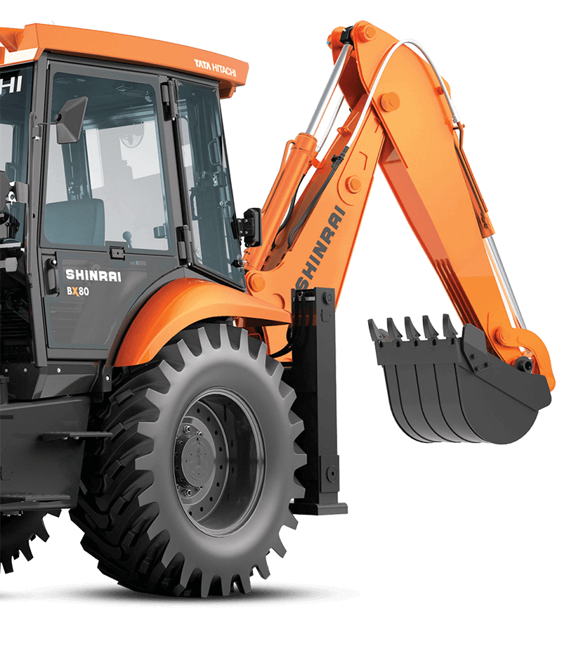 Shinrai Backhoe Loader for Sale - Tata Hitachi