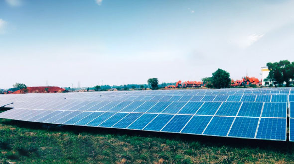 Tata Hitachi's Solar Panels in Kharagpur