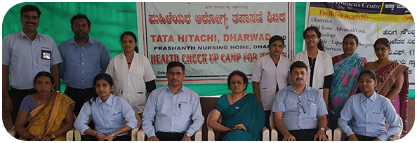 Tata Hitachi's women health-Check Camp