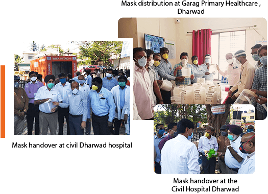 Face Masks Distribution to Sanitary Workers