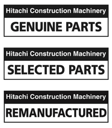 Hitachi Construction Machinery Parts Brand