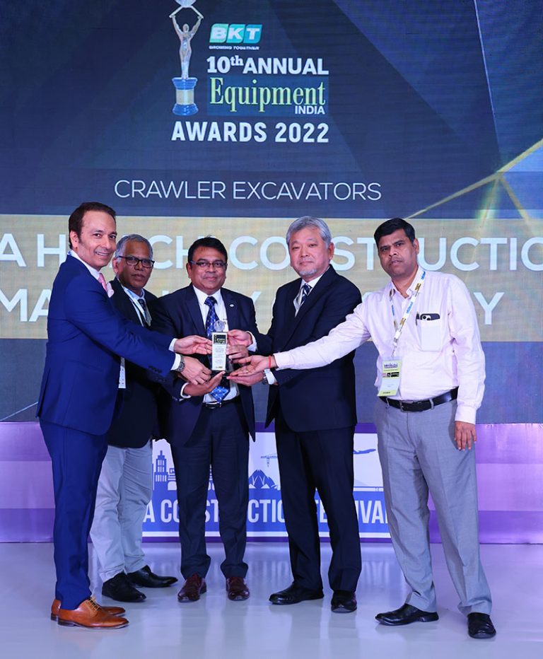 Best Crawler And Mini Excavator Awards Received By Tata Hitachi as Best