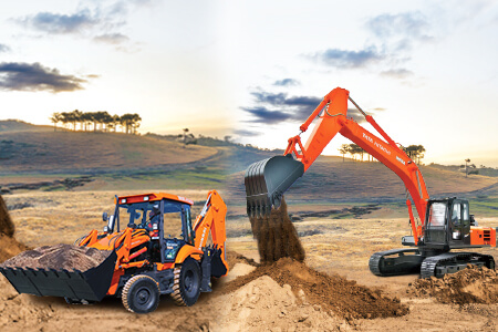 Excavator vs Backhoe | Tata Hitachi