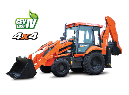 Shinrai Power 4 - Backhoe Loader | Tata Hitachi